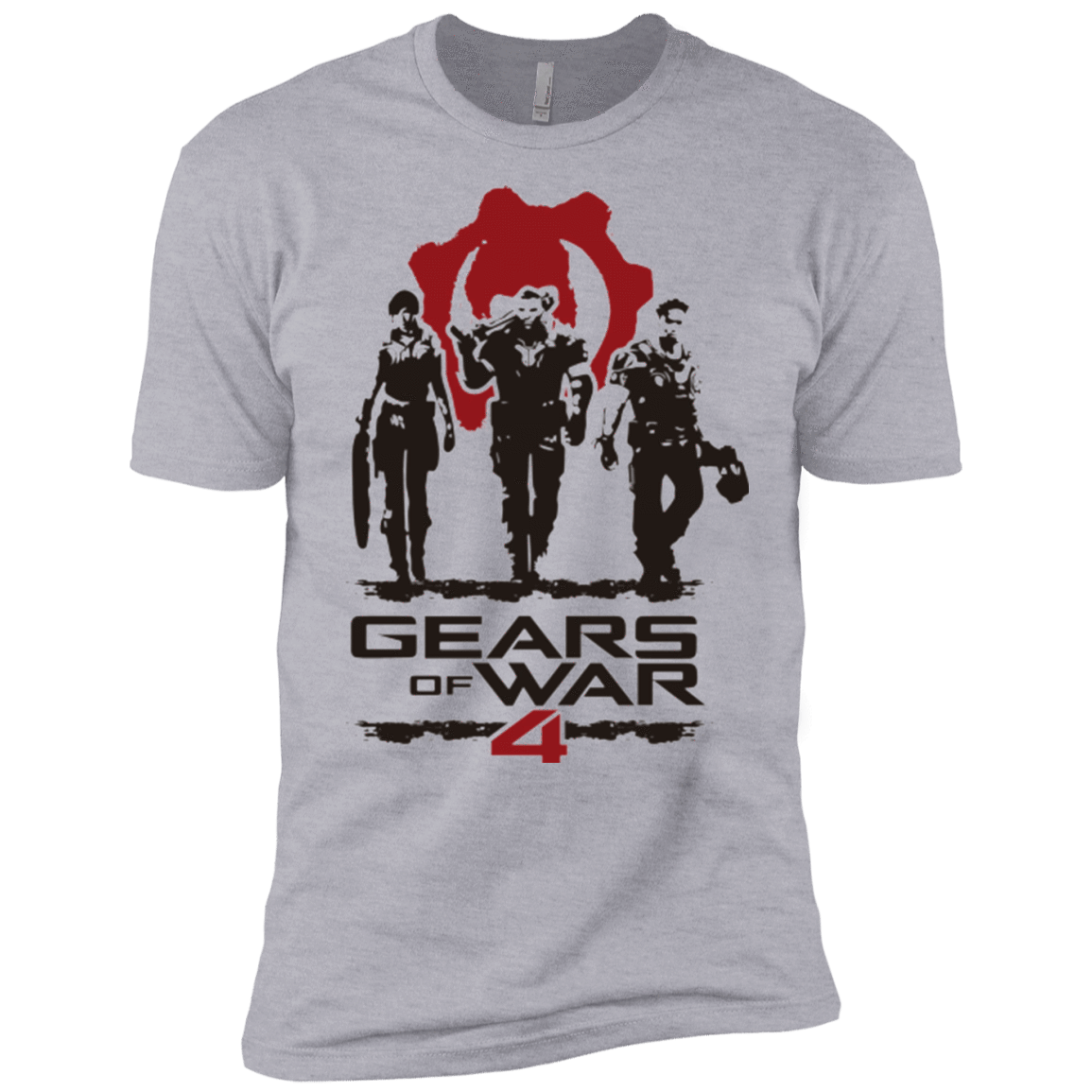 T-Shirts Heather Grey / X-Small Gears Of War 4 White Men's Premium T-Shirt