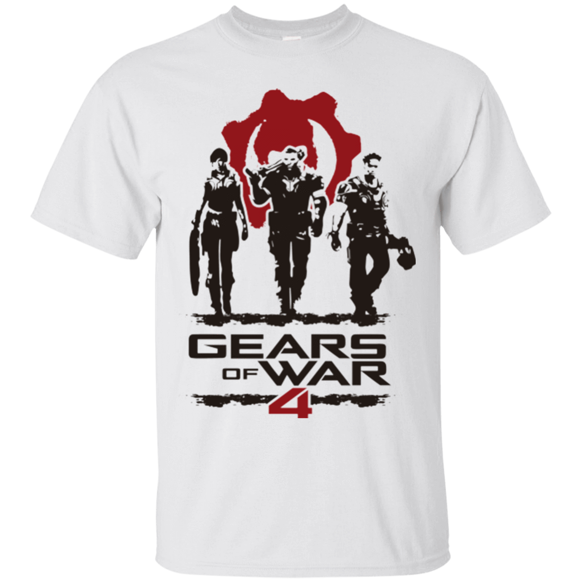 T-Shirts White / Small Gears Of War 4 White T-Shirt