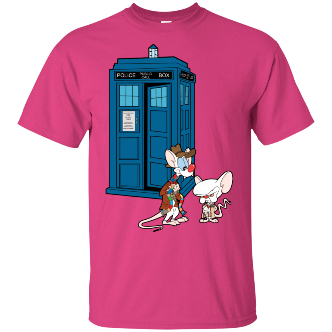 T-Shirts Heliconia / S Gee Doctor What are we Going to do tonight T-Shirt