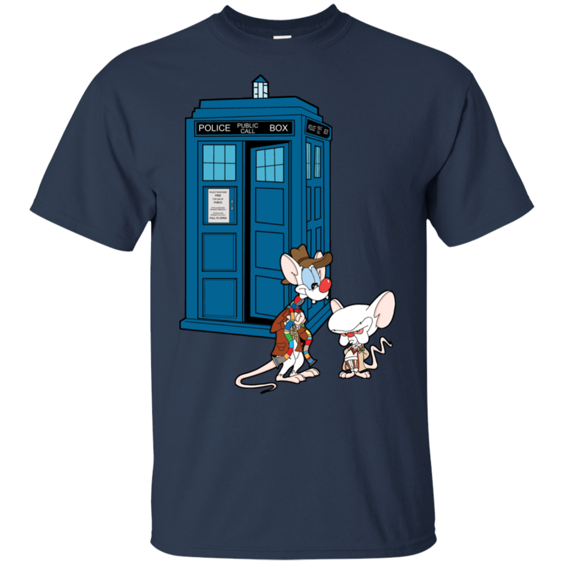 T-Shirts Navy / S Gee Doctor What are we Going to do tonight T-Shirt