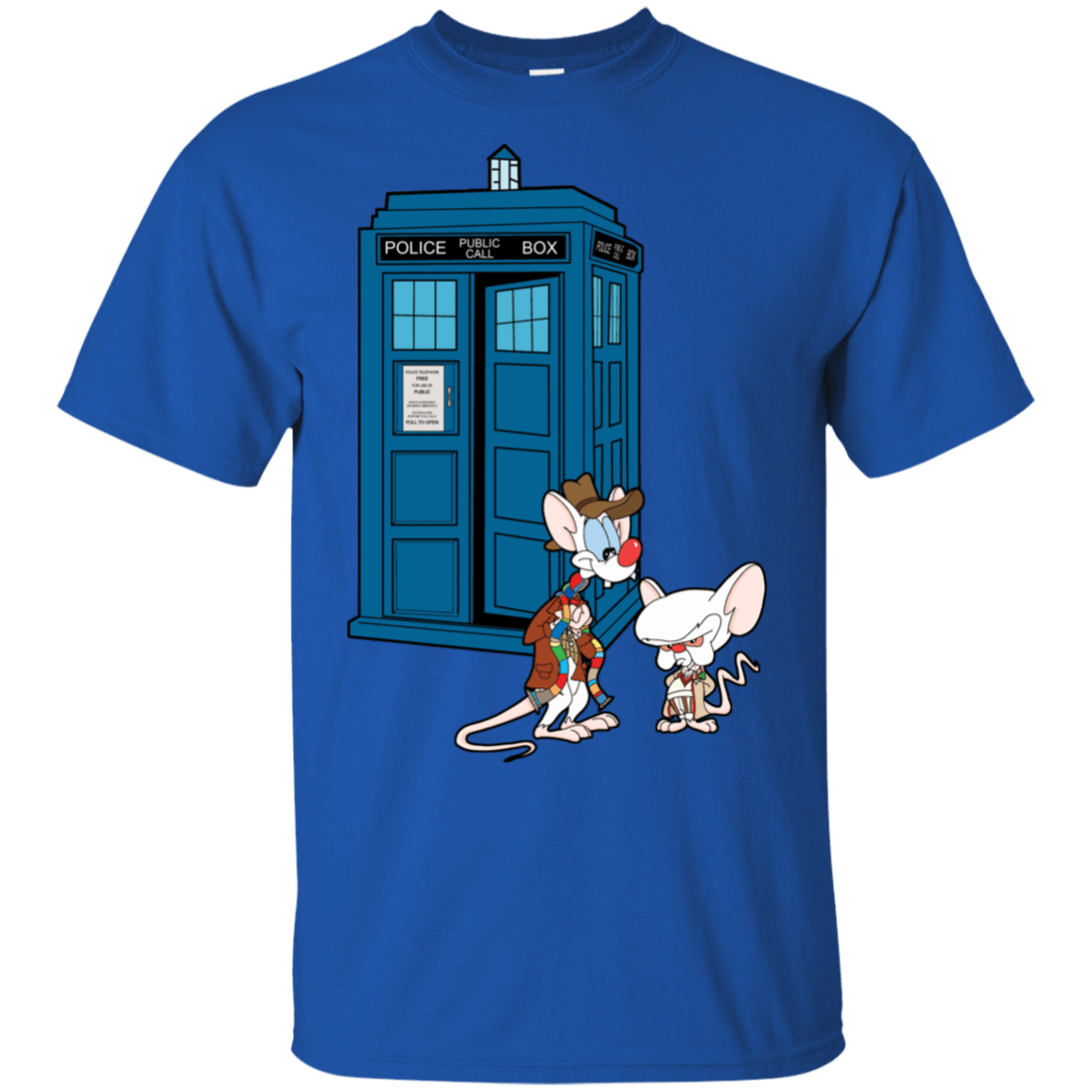 T-Shirts Royal / S Gee Doctor What are we Going to do tonight T-Shirt