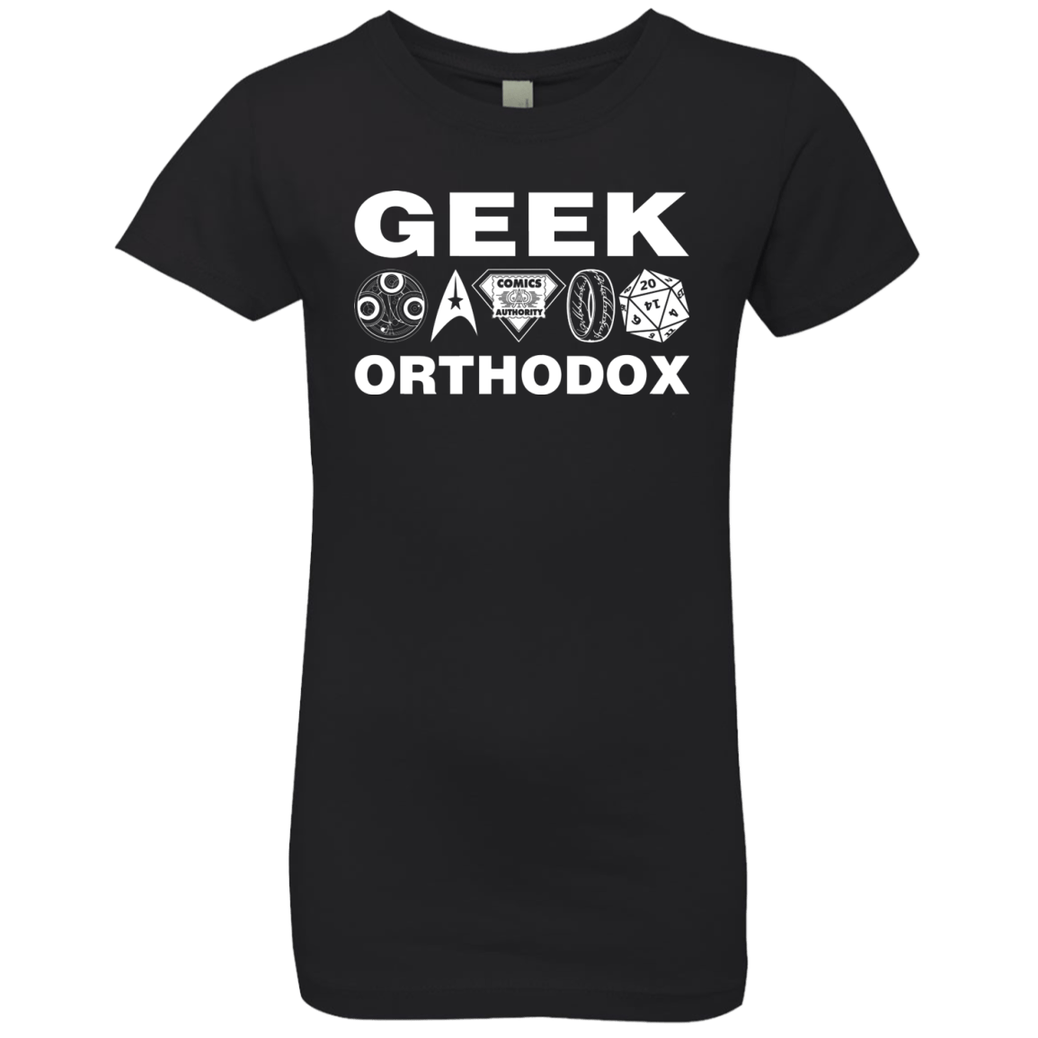 T-Shirts Black / YXS Geek Orthodox Girls Premium T-Shirt