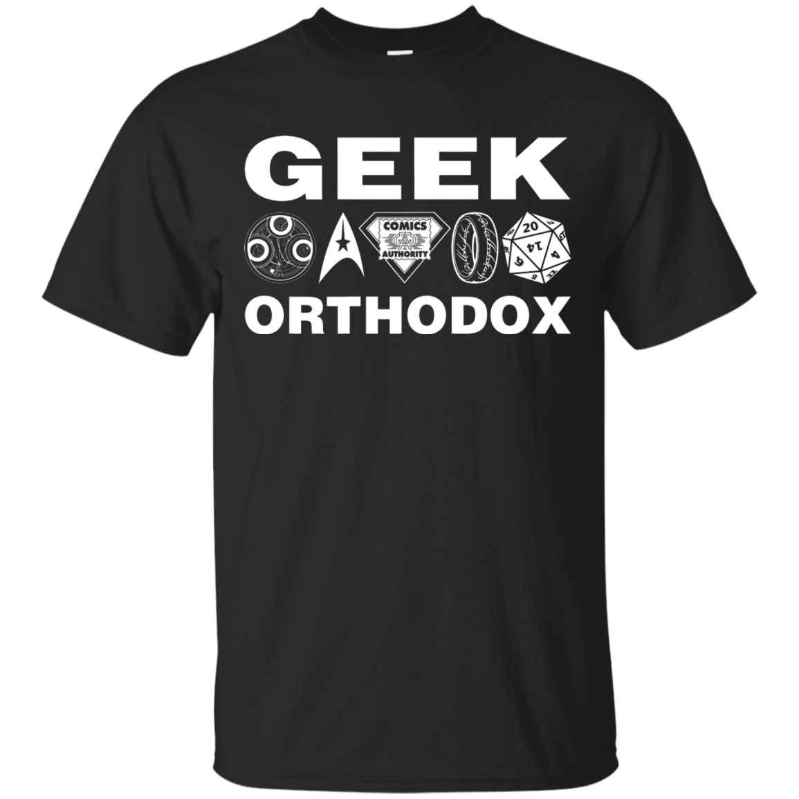 T-Shirts Black / S Geek Orthodox T-Shirt
