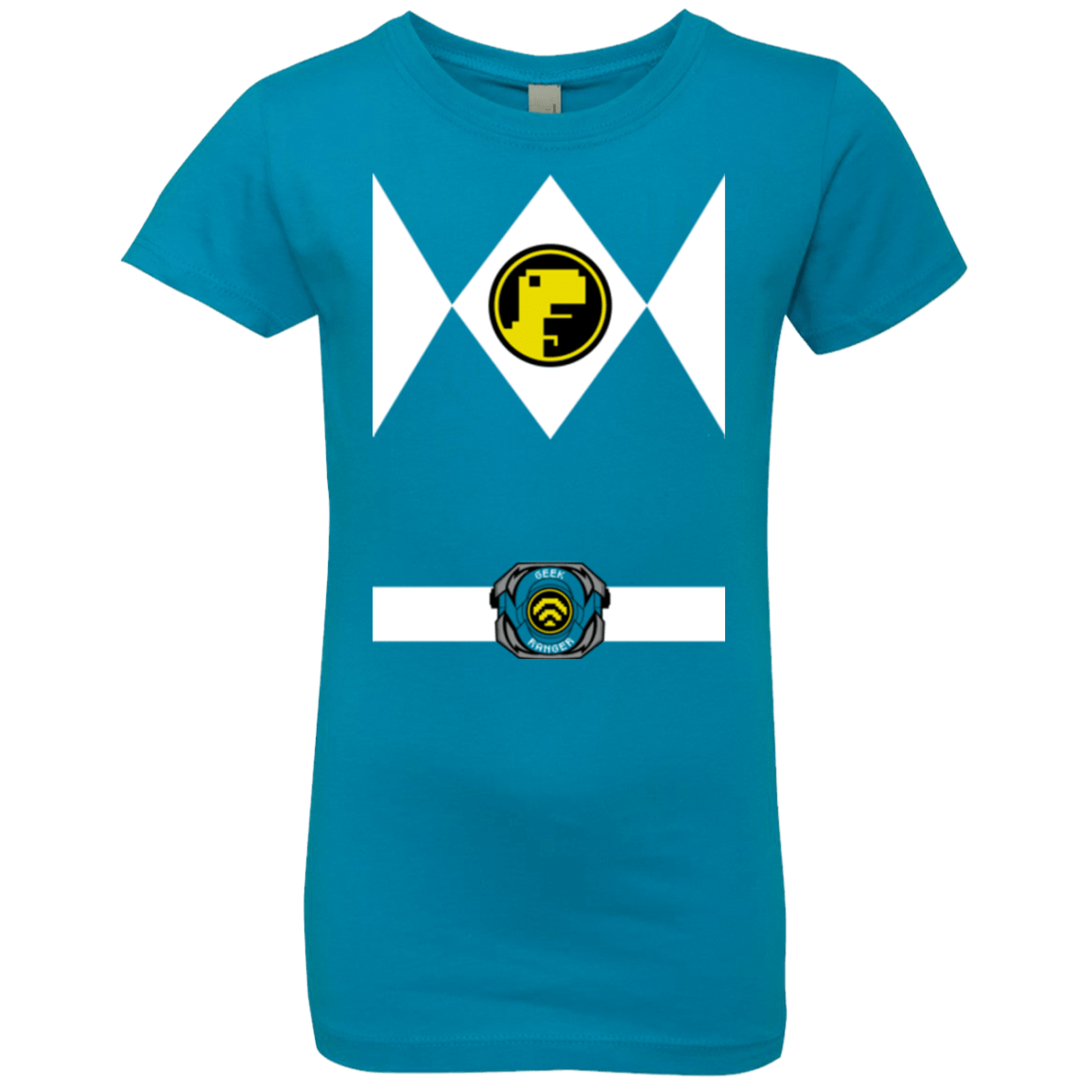 T-Shirts Turquoise / YXS Geek Ranger Girls Premium T-Shirt