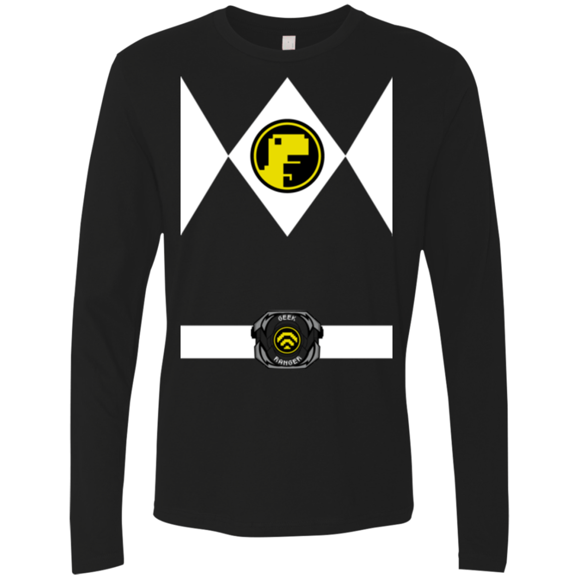 T-Shirts Black / Small Geek Ranger Men's Premium Long Sleeve