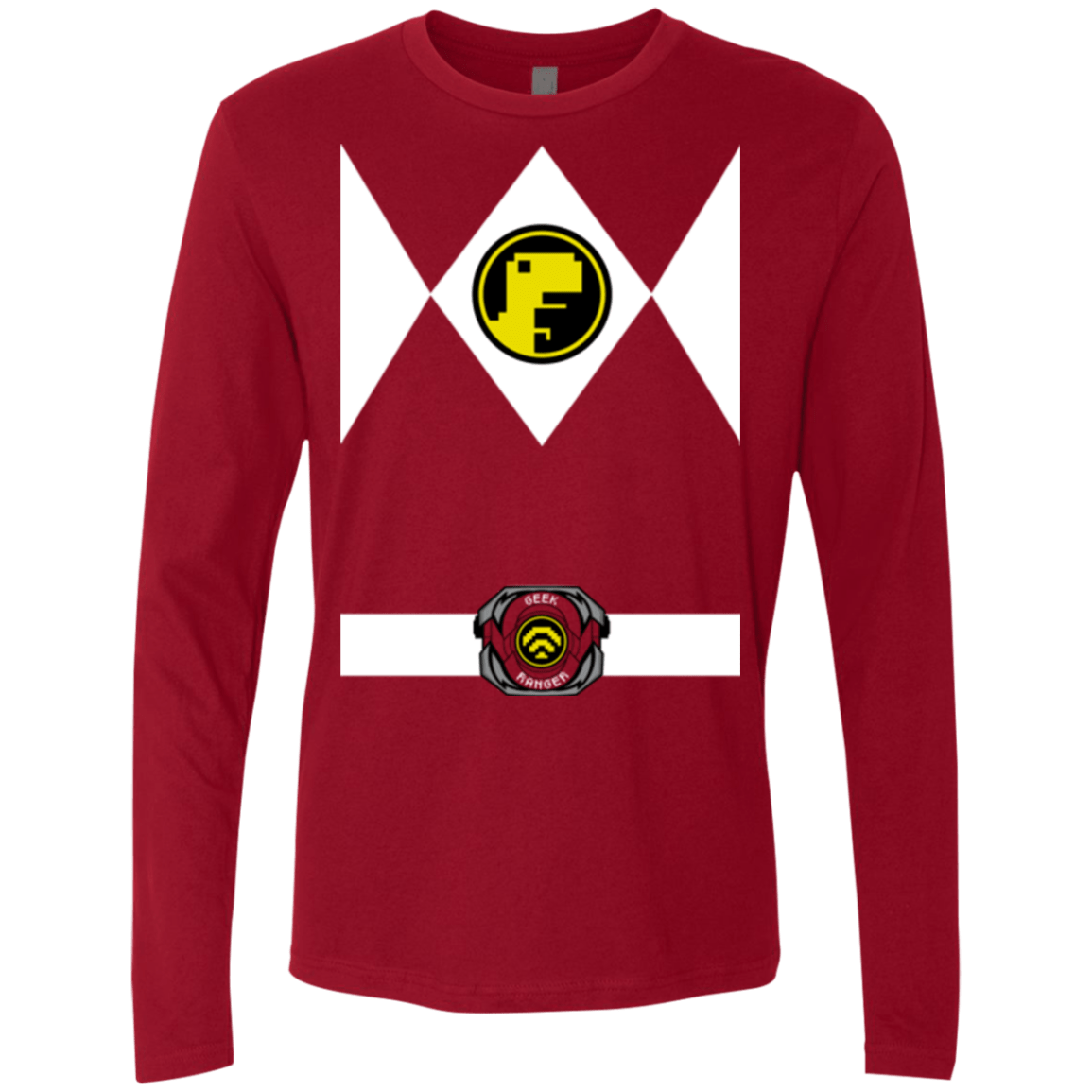 T-Shirts Cardinal / Small Geek Ranger Men's Premium Long Sleeve