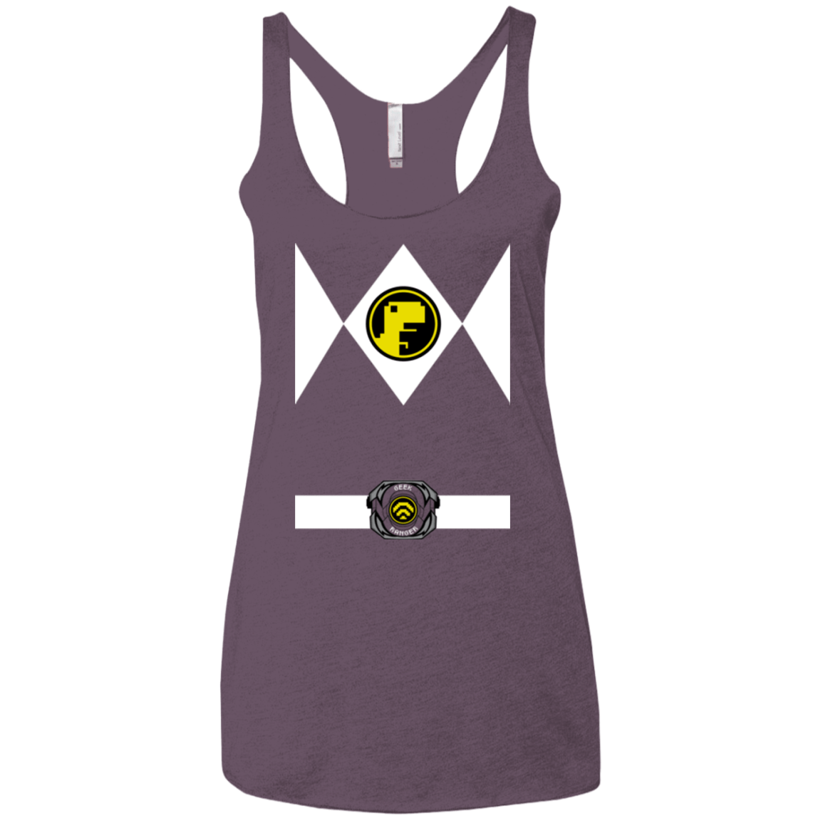 T-Shirts Vintage Purple / X-Small Geek Ranger Women's Triblend Racerback Tank