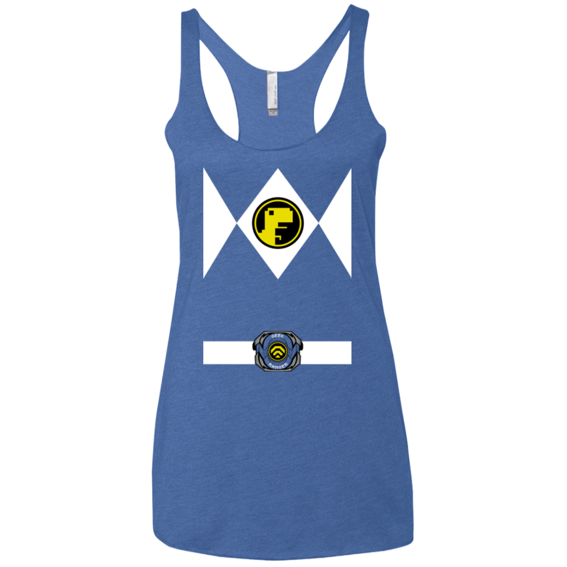 T-Shirts Vintage Royal / X-Small Geek Ranger Women's Triblend Racerback Tank