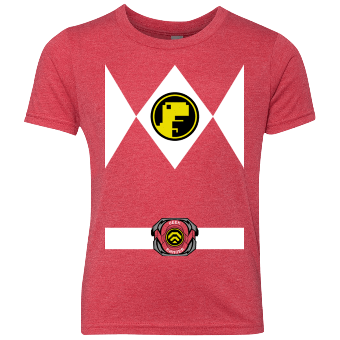 T-Shirts Vintage Red / YXS Geek Ranger Youth Triblend T-Shirt