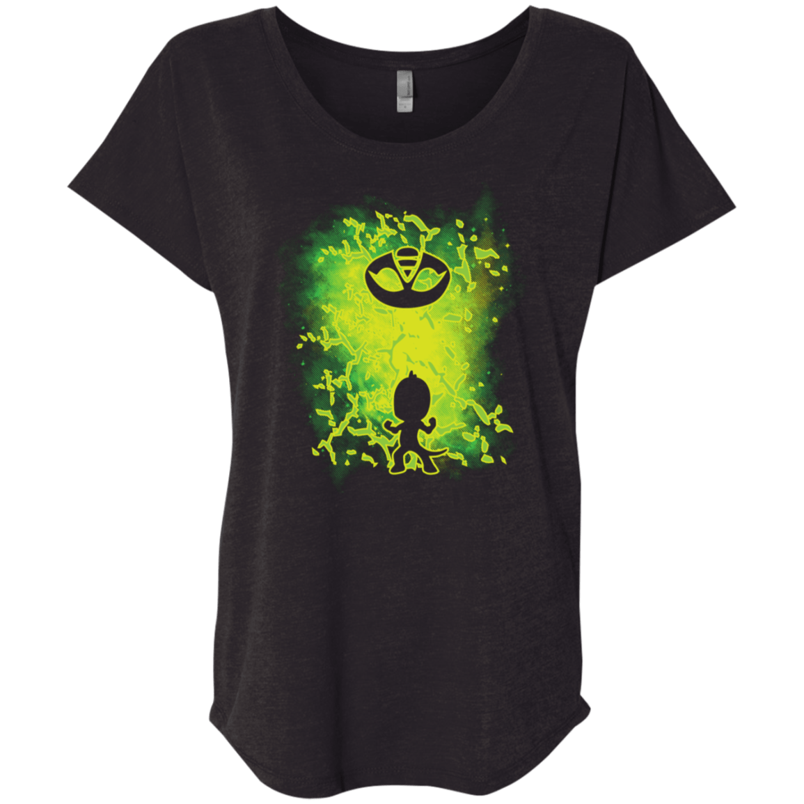 T-Shirts Vintage Black / X-Small Gekko Triblend Dolman Sleeve