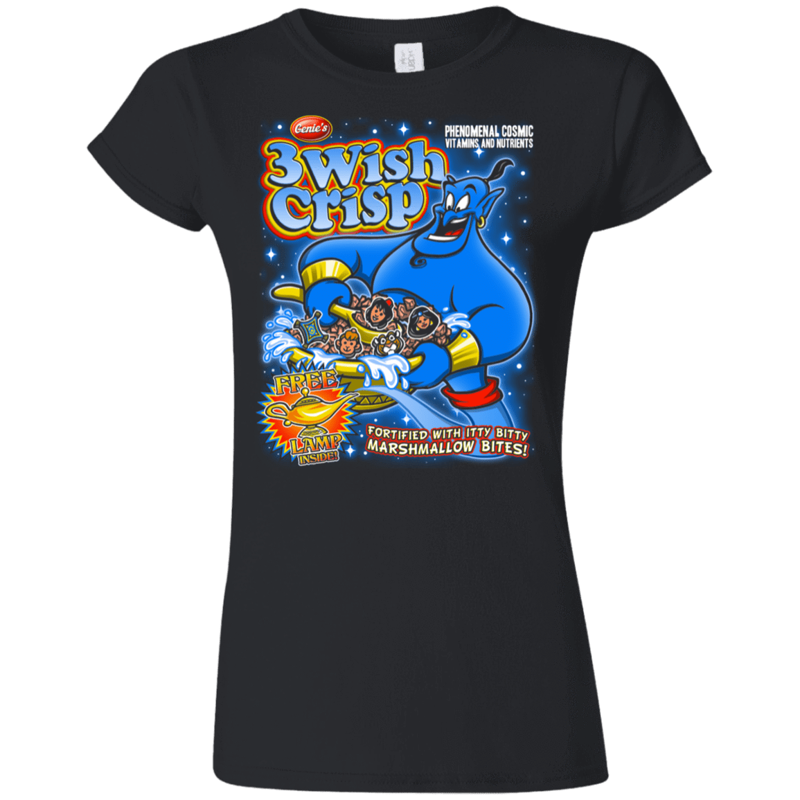 T-Shirts Black / S Genie Cereal Junior Slimmer-Fit T-Shirt