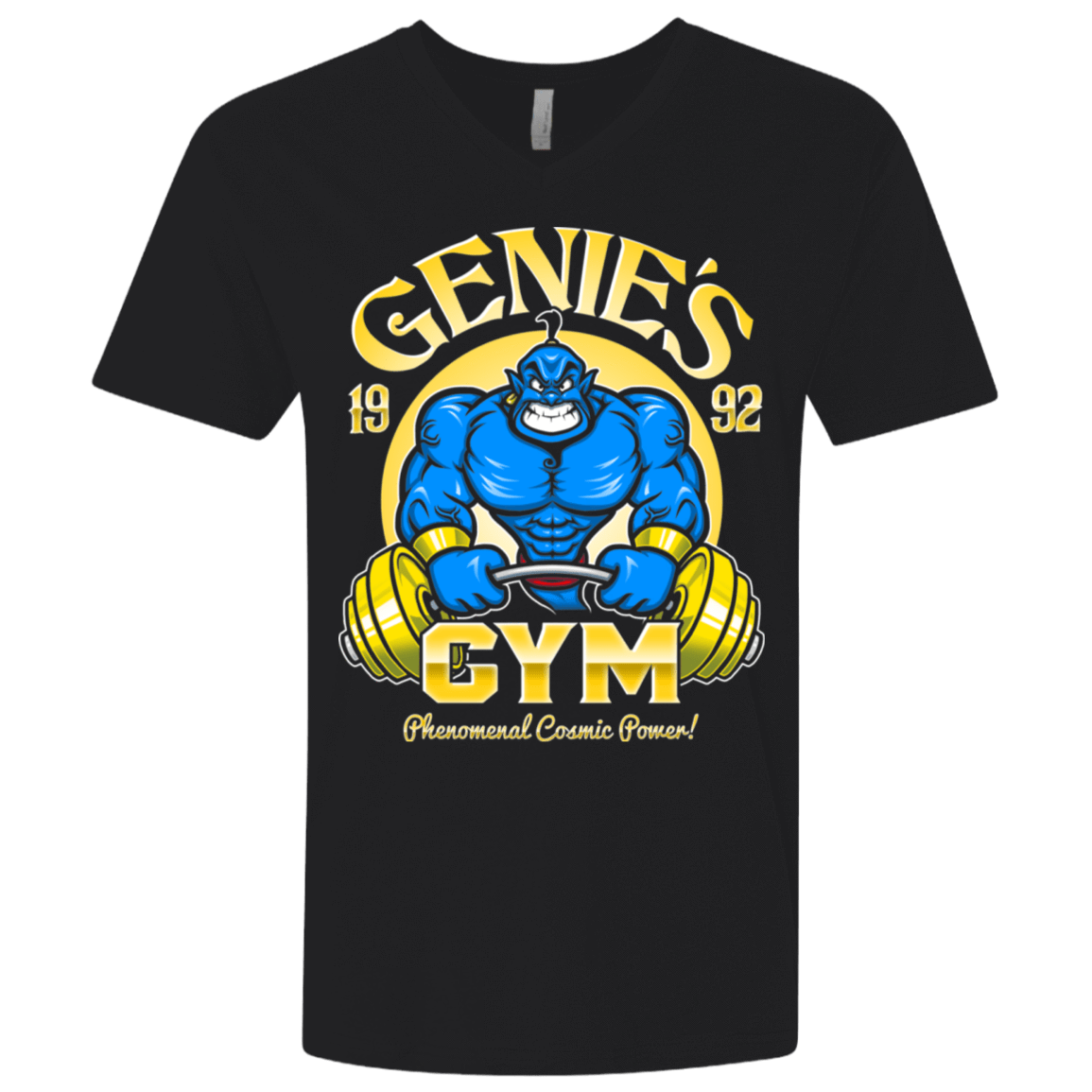 T-Shirts Black / X-Small Genies Gym Men's Premium V-Neck