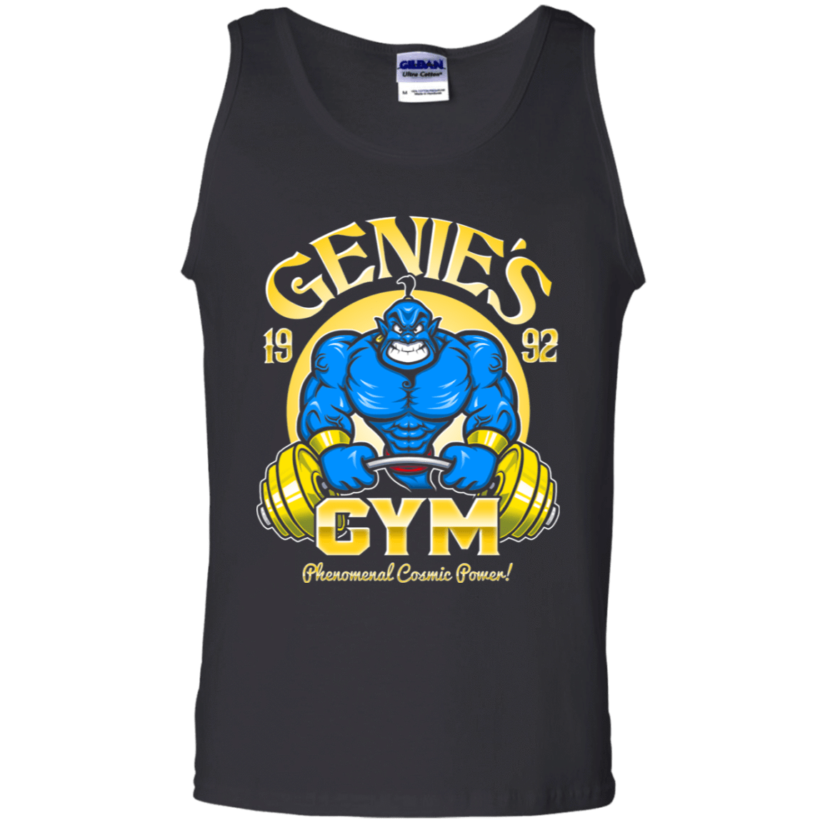T-Shirts Black / S Genies Gym Men's Tank Top