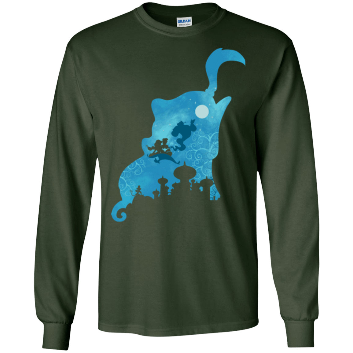 T-Shirts Forest Green / S Genius Portrait Men's Long Sleeve T-Shirt