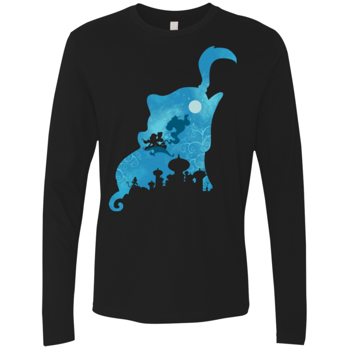 T-Shirts Black / S Genius Portrait Men's Premium Long Sleeve