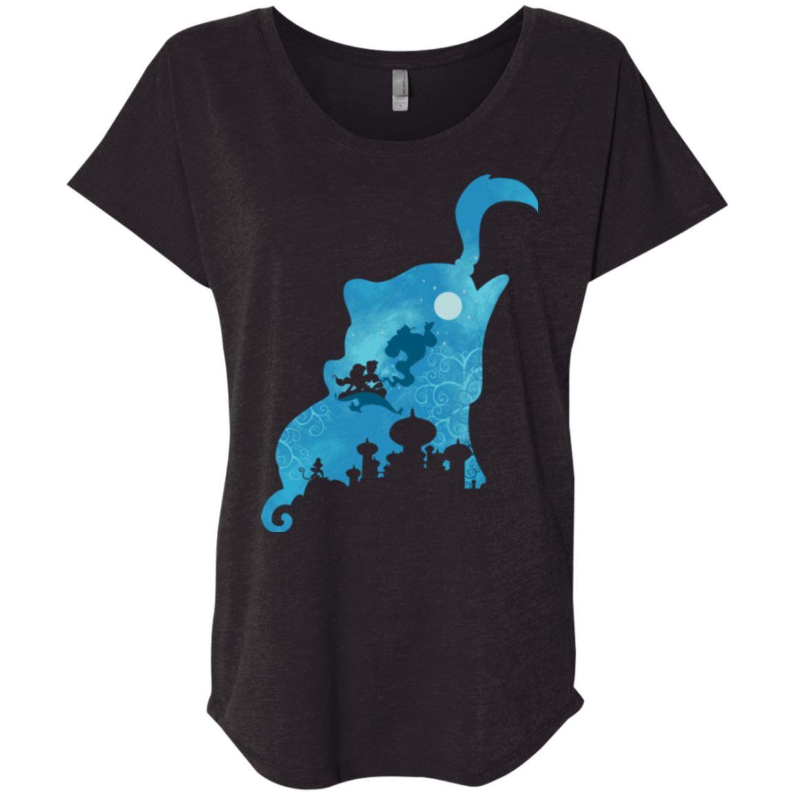 T-Shirts Vintage Black / X-Small Genius Portrait Triblend Dolman Sleeve