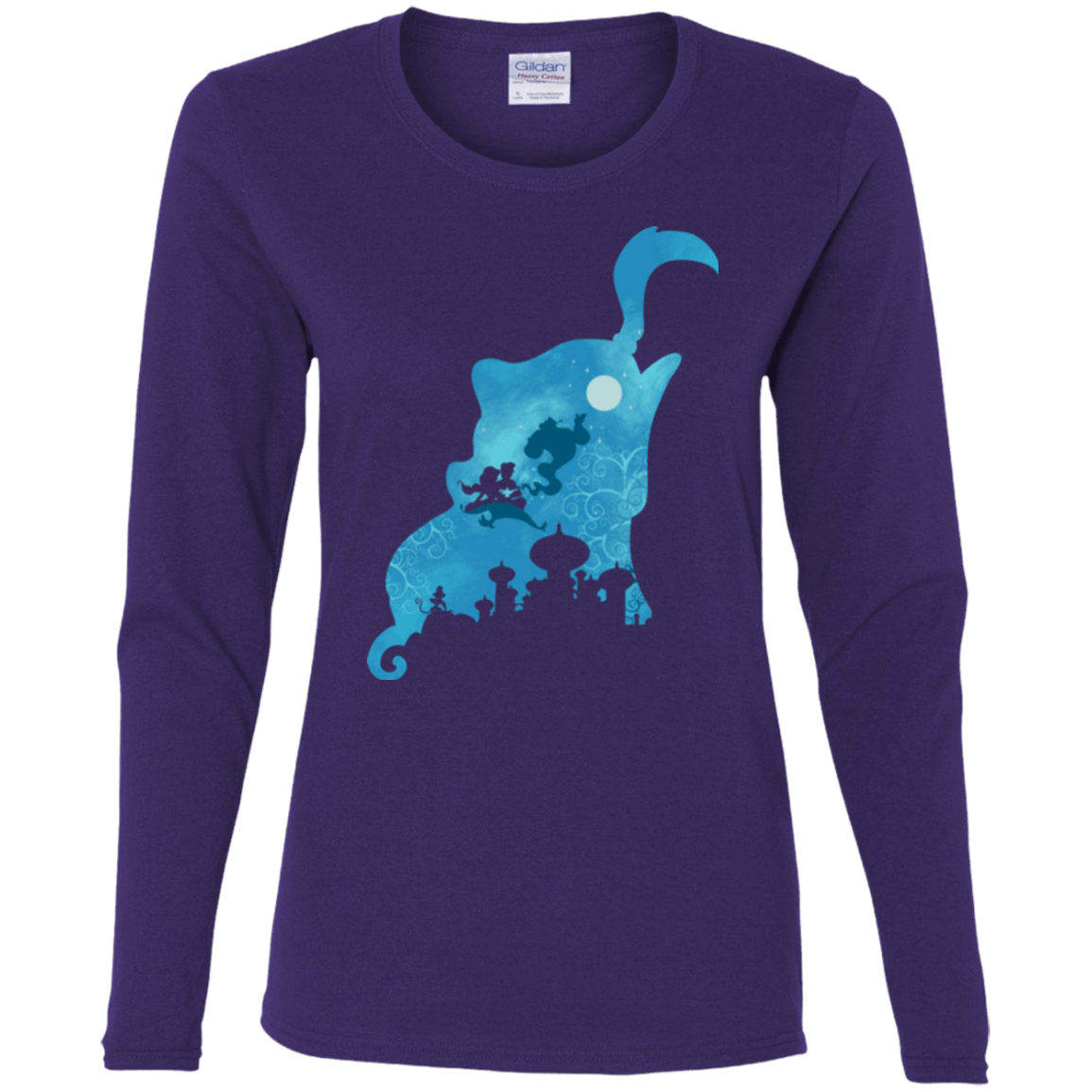 T-Shirts Purple / S Genius Portrait Women's Long Sleeve T-Shirt
