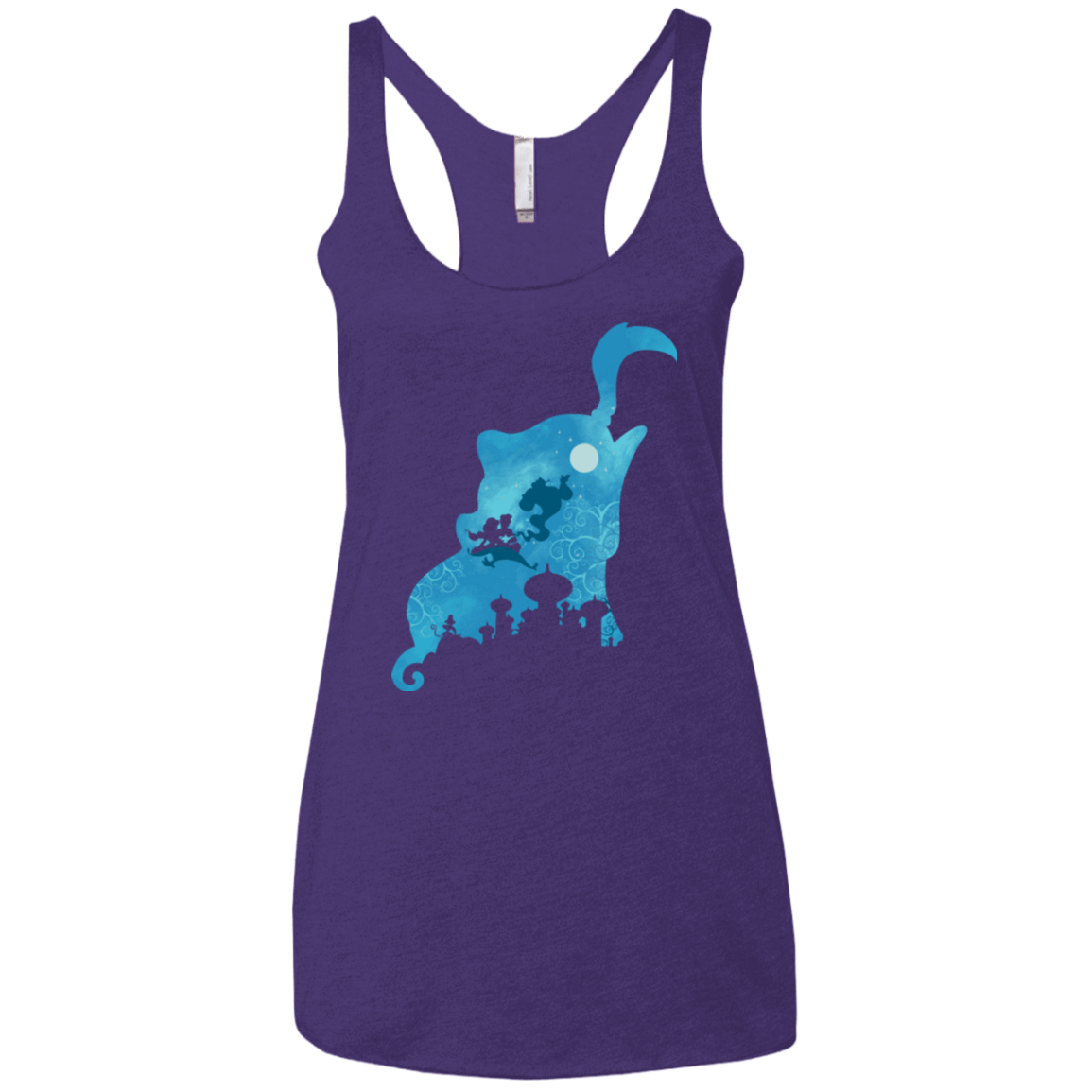 T-Shirts Purple Rush / X-Small Genius Portrait Women's Triblend Racerback Tank