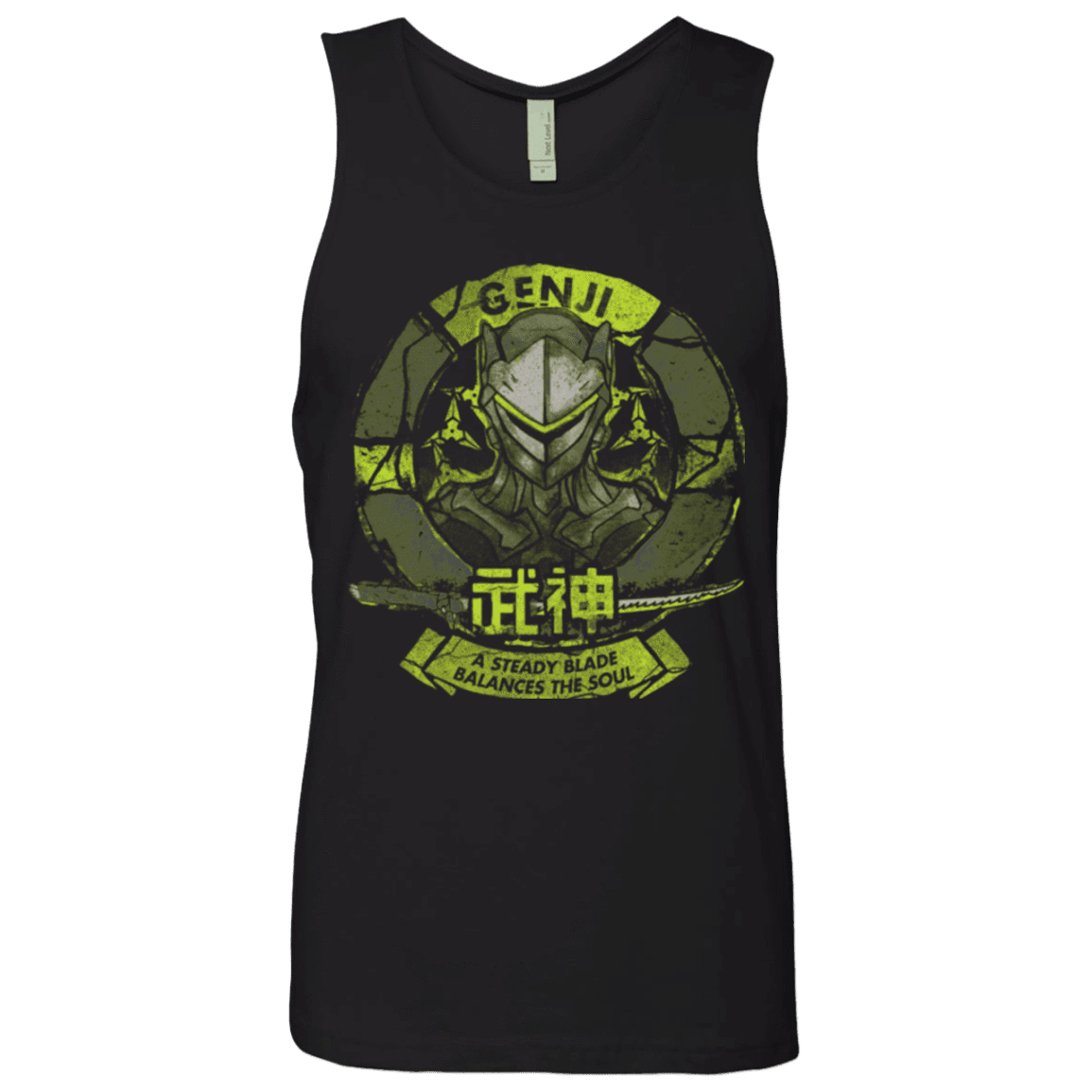 T-Shirts Black / Small Genji Blade Men's Premium Tank Top