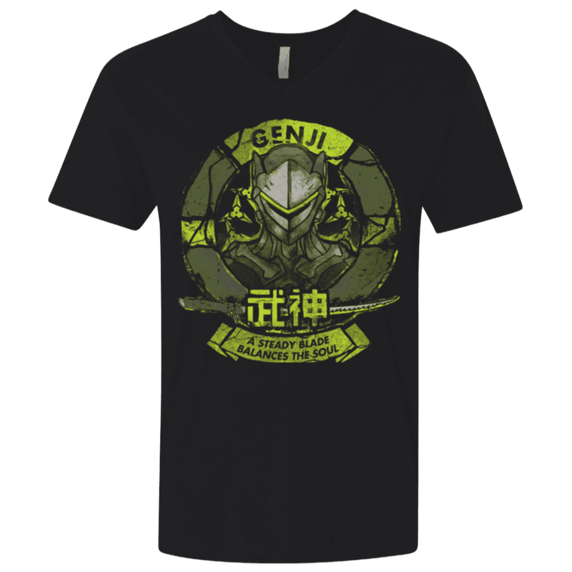 T-Shirts Black / X-Small Genji Blade Men's Premium V-Neck