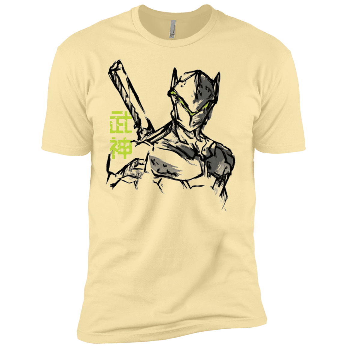 T-Shirts Banana Cream / X-Small Genji Men's Premium T-Shirt