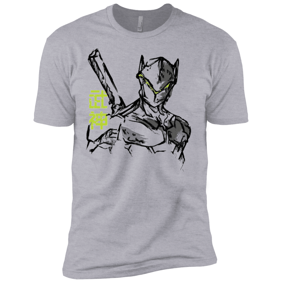T-Shirts Heather Grey / X-Small Genji Men's Premium T-Shirt