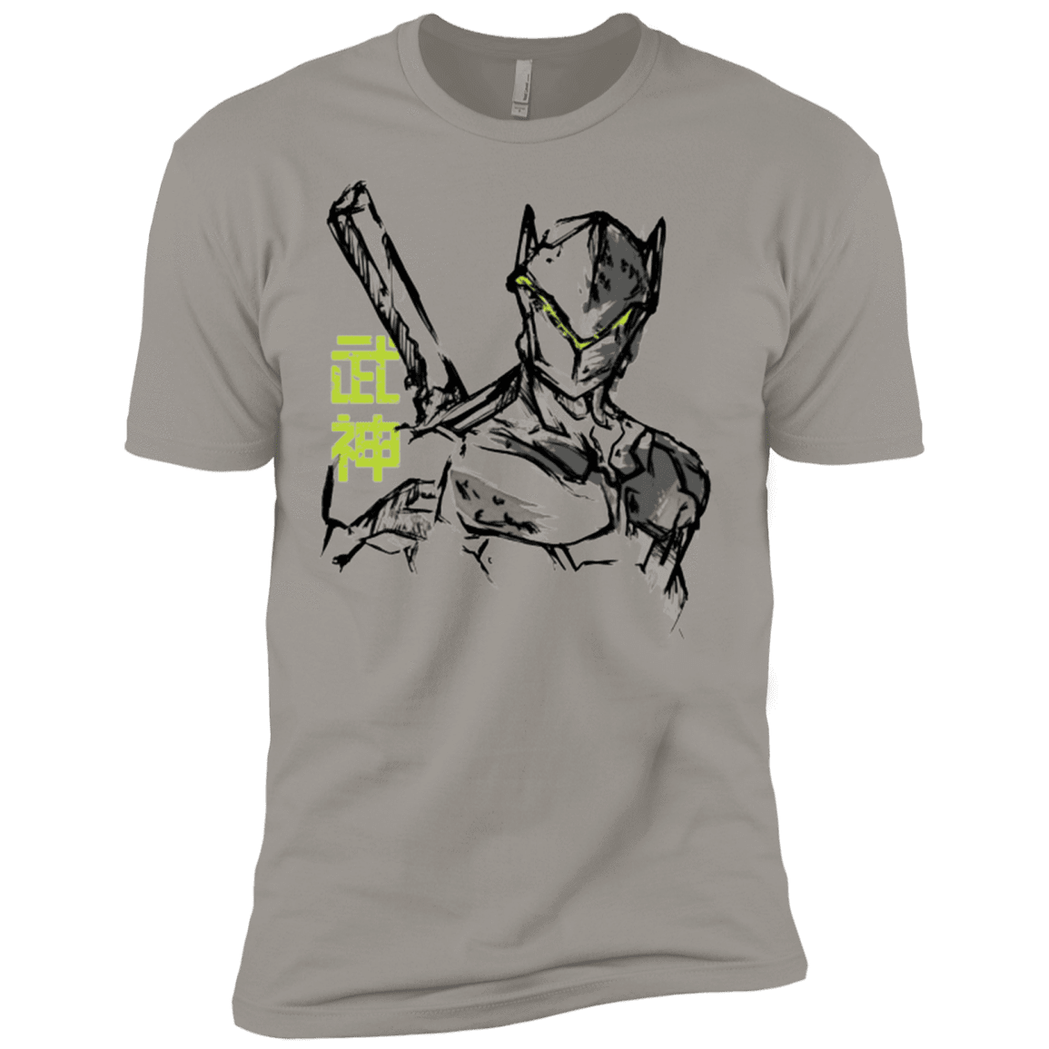 T-Shirts Light Grey / X-Small Genji Men's Premium T-Shirt