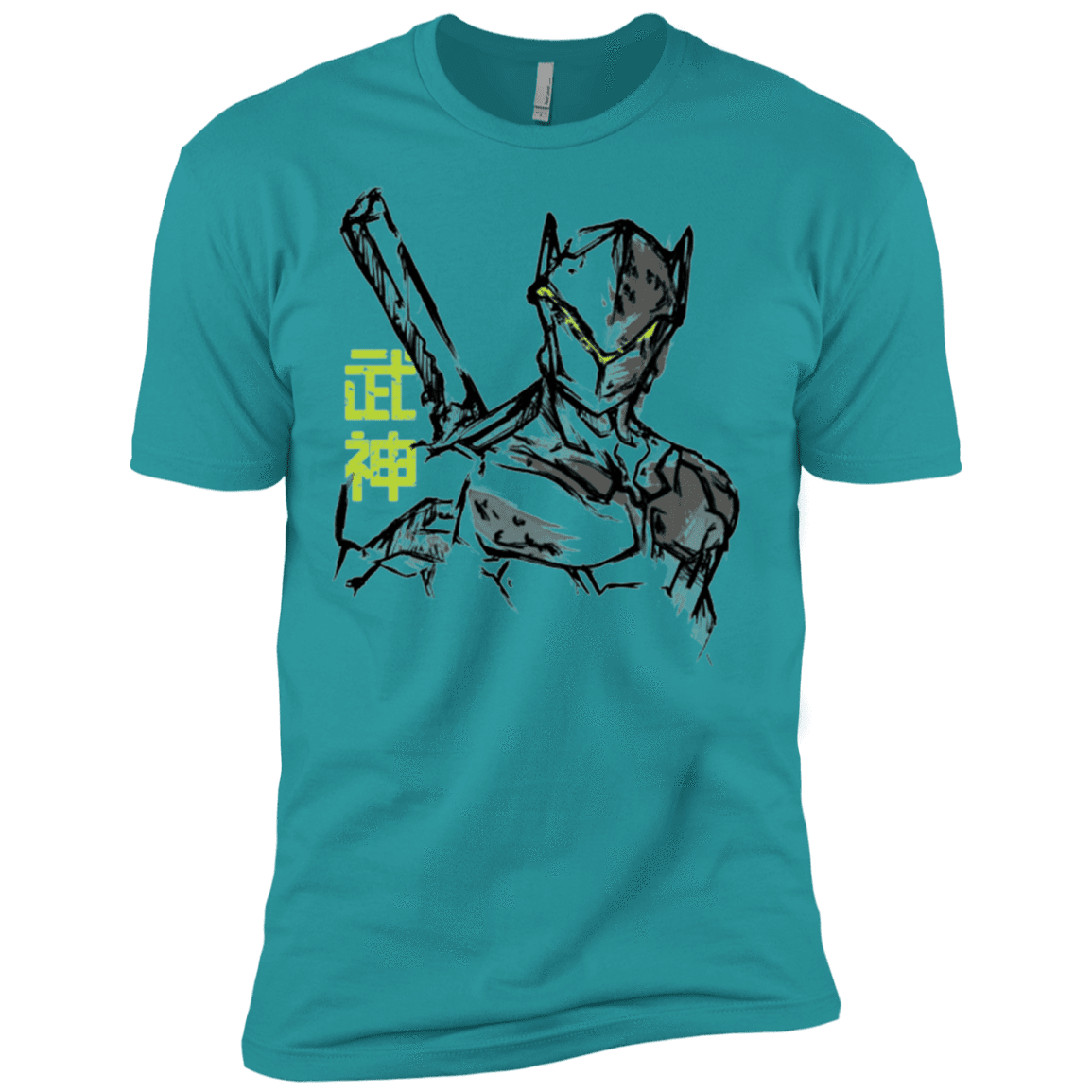 T-Shirts Tahiti Blue / X-Small Genji Men's Premium T-Shirt