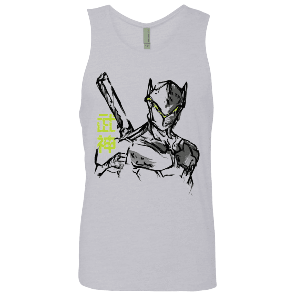 T-Shirts Heather Grey / Small Genji Men's Premium Tank Top