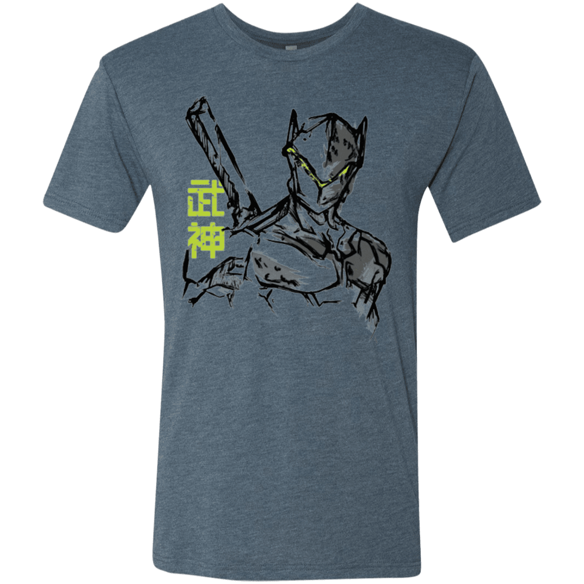 T-Shirts Indigo / Small Genji Men's Triblend T-Shirt