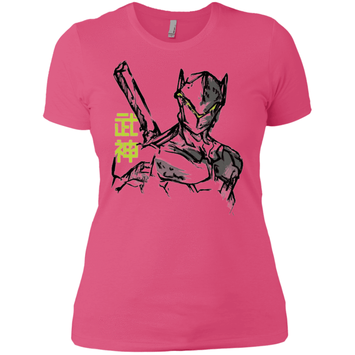 T-Shirts Hot Pink / X-Small Genji Women's Premium T-Shirt