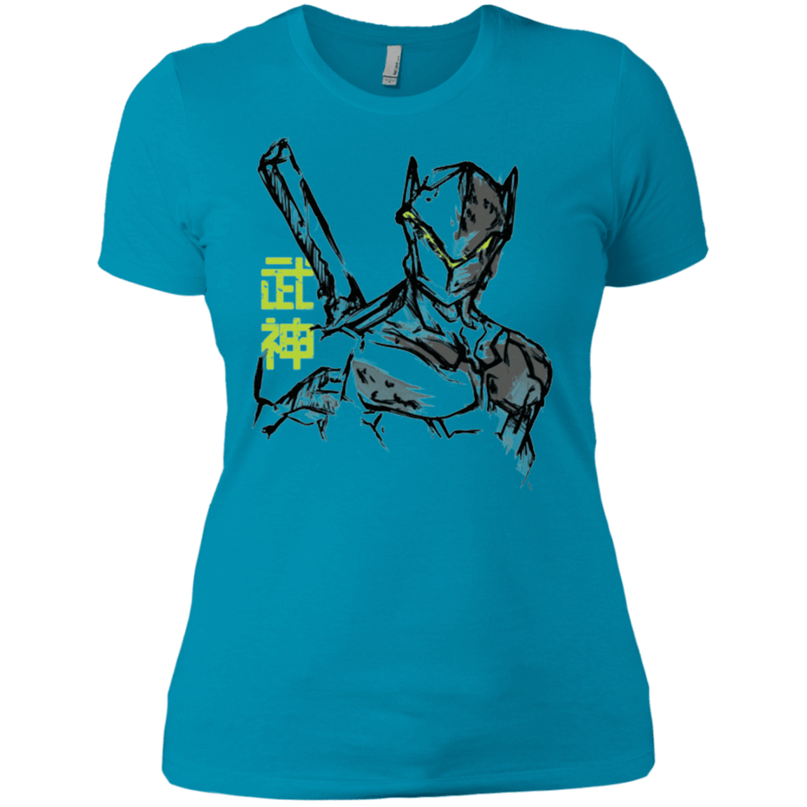 T-Shirts Turquoise / X-Small Genji Women's Premium T-Shirt