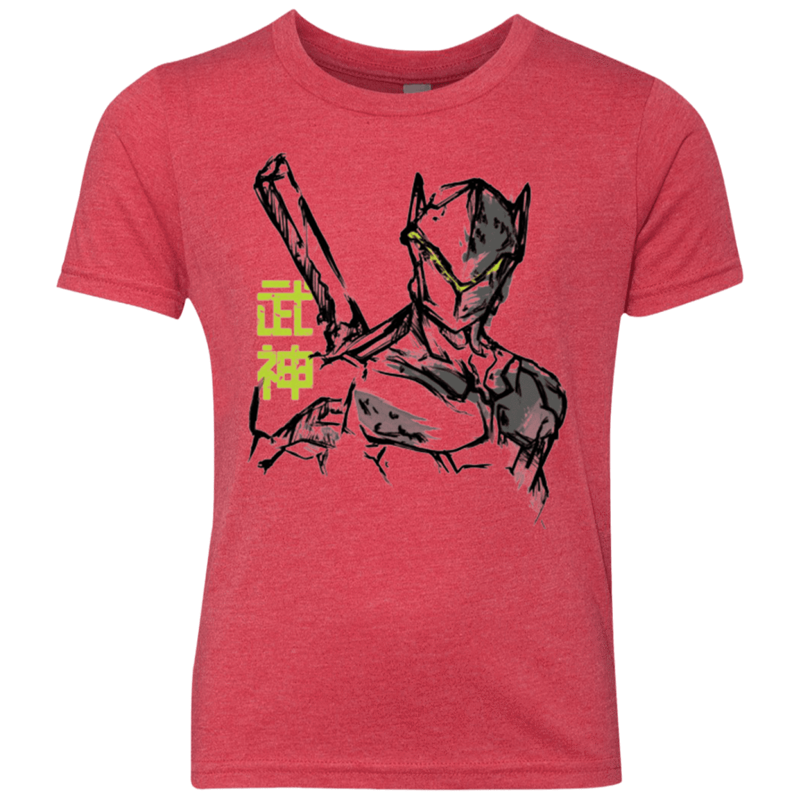 T-Shirts Vintage Red / YXS Genji Youth Triblend T-Shirt