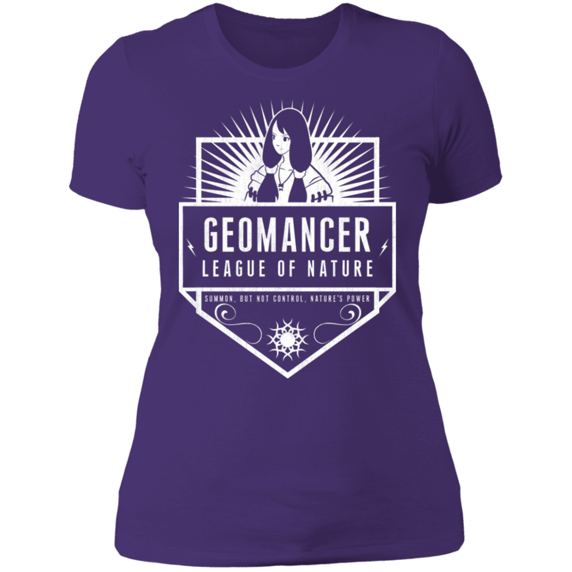T-Shirts Purple Rush/ / S Geomancer League of Nature Women's Premium T-Shirt
