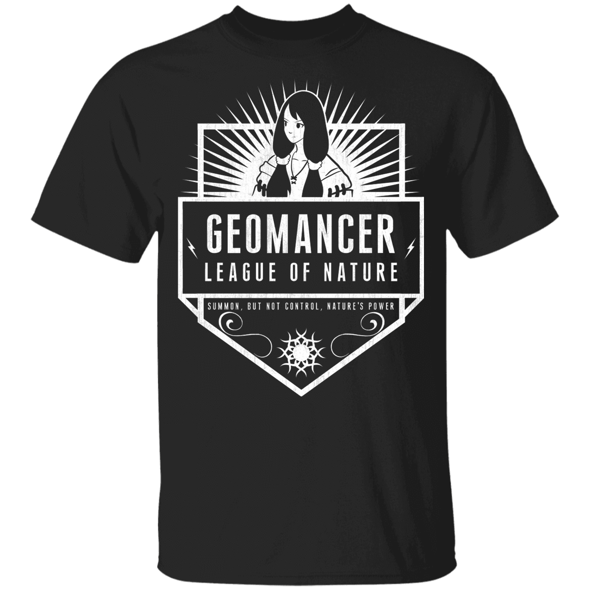 T-Shirts Black / YXS Geomancer League of Nature Youth T-Shirt