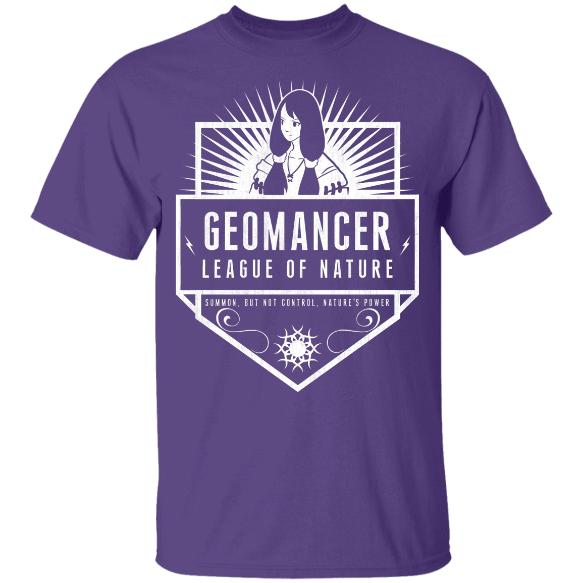 T-Shirts Purple / YXS Geomancer League of Nature Youth T-Shirt