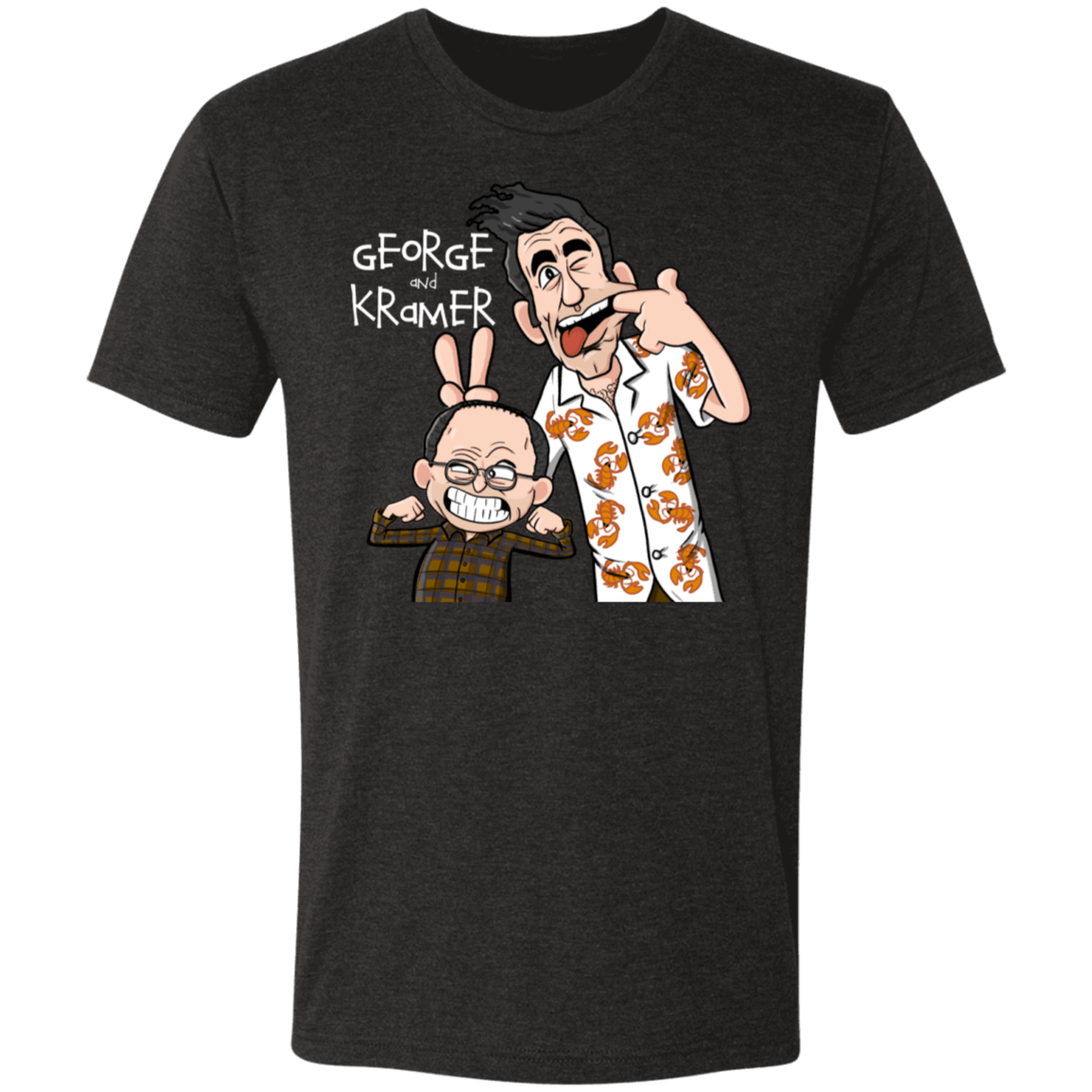 T-Shirts Vintage Black / S George and Kramer Men's Triblend T-Shirt