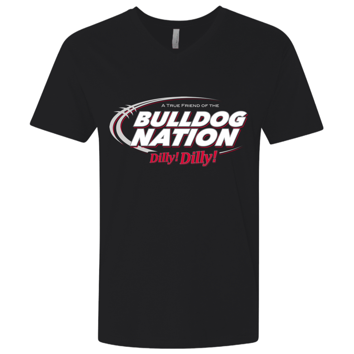 T-Shirts Black / X-Small Georgia Dilly Dilly Men's Premium V-Neck