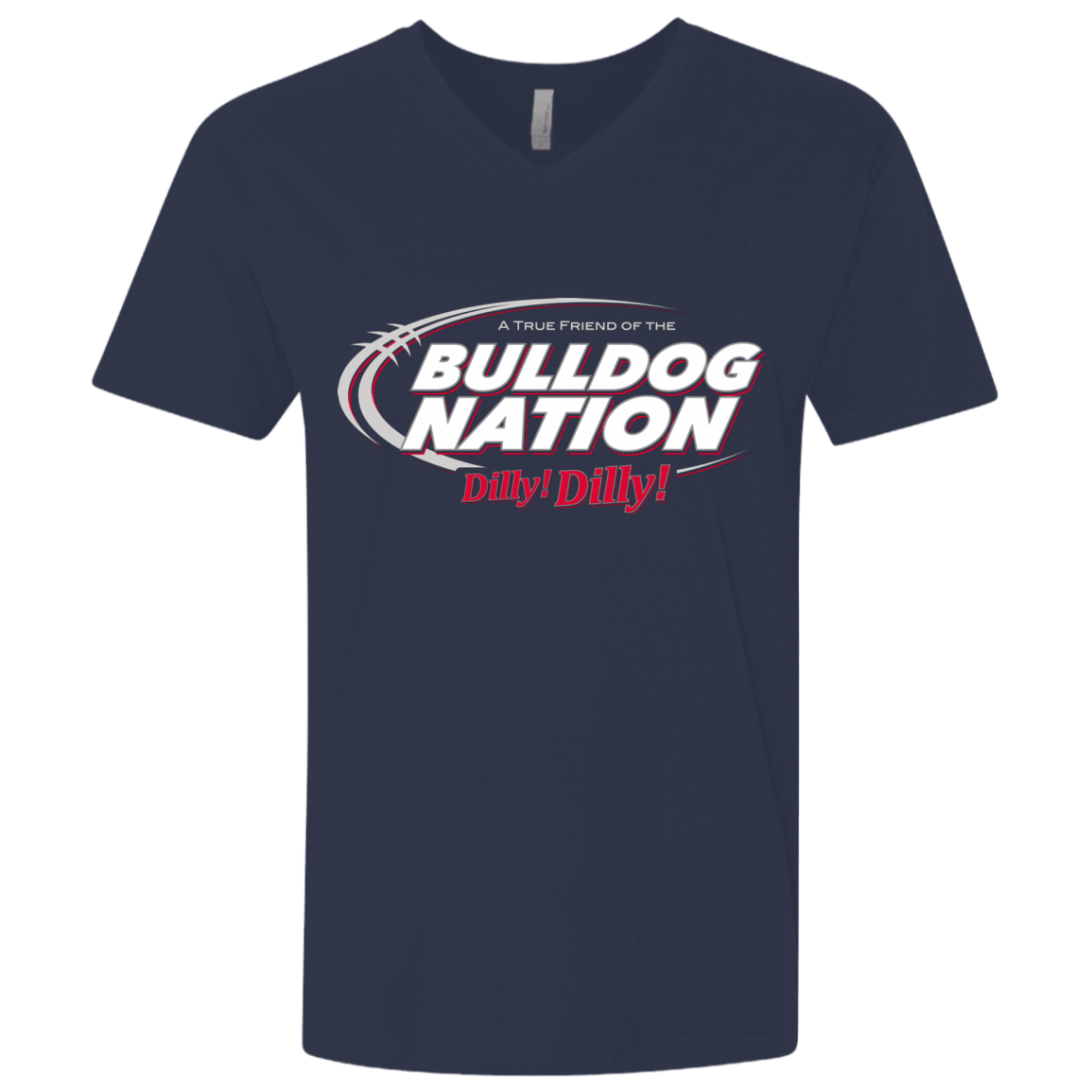 T-Shirts Midnight Navy / X-Small Georgia Dilly Dilly Men's Premium V-Neck