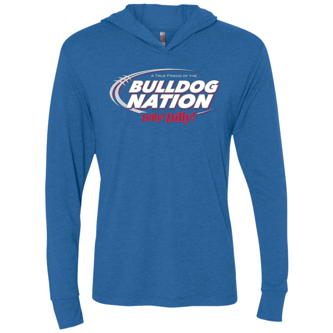 T-Shirts Vintage Royal / X-Small Georgia Dilly Dilly Triblend Long Sleeve Hoodie Tee