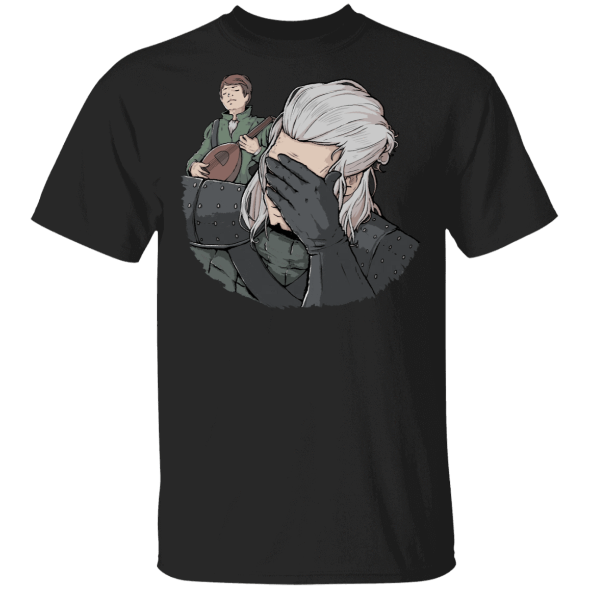 T-Shirts Black / S Geralt Face Palm T-Shirt