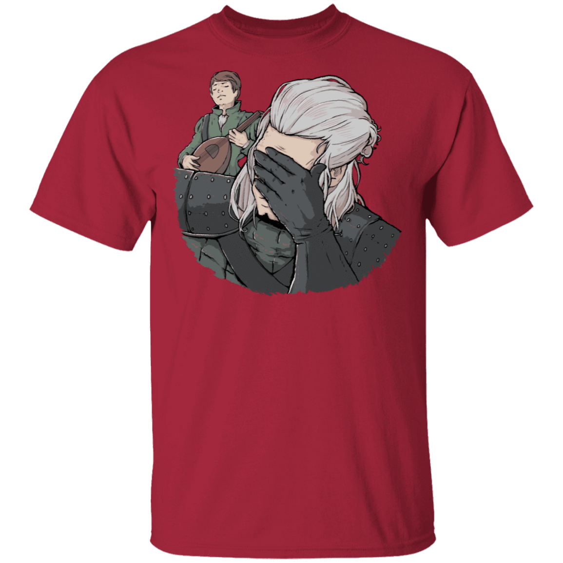 T-Shirts Cardinal / S Geralt Face Palm T-Shirt