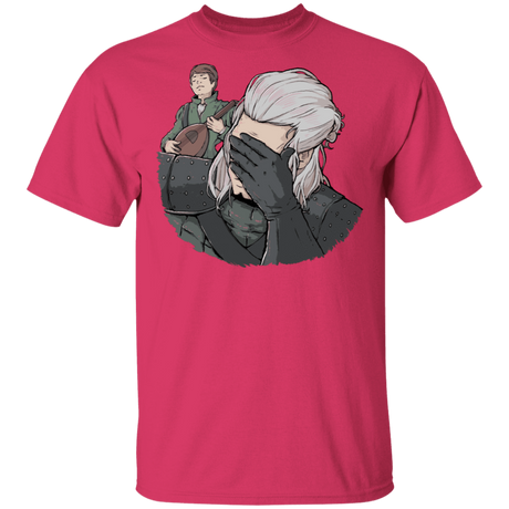 T-Shirts Heliconia / S Geralt Face Palm T-Shirt