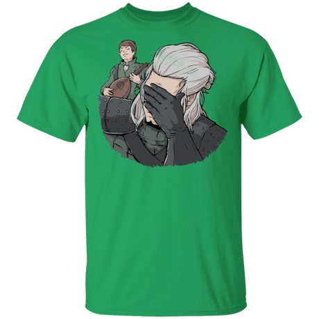 T-Shirts Irish Green / S Geralt Face Palm T-Shirt