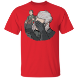 T-Shirts Red / S Geralt Face Palm T-Shirt