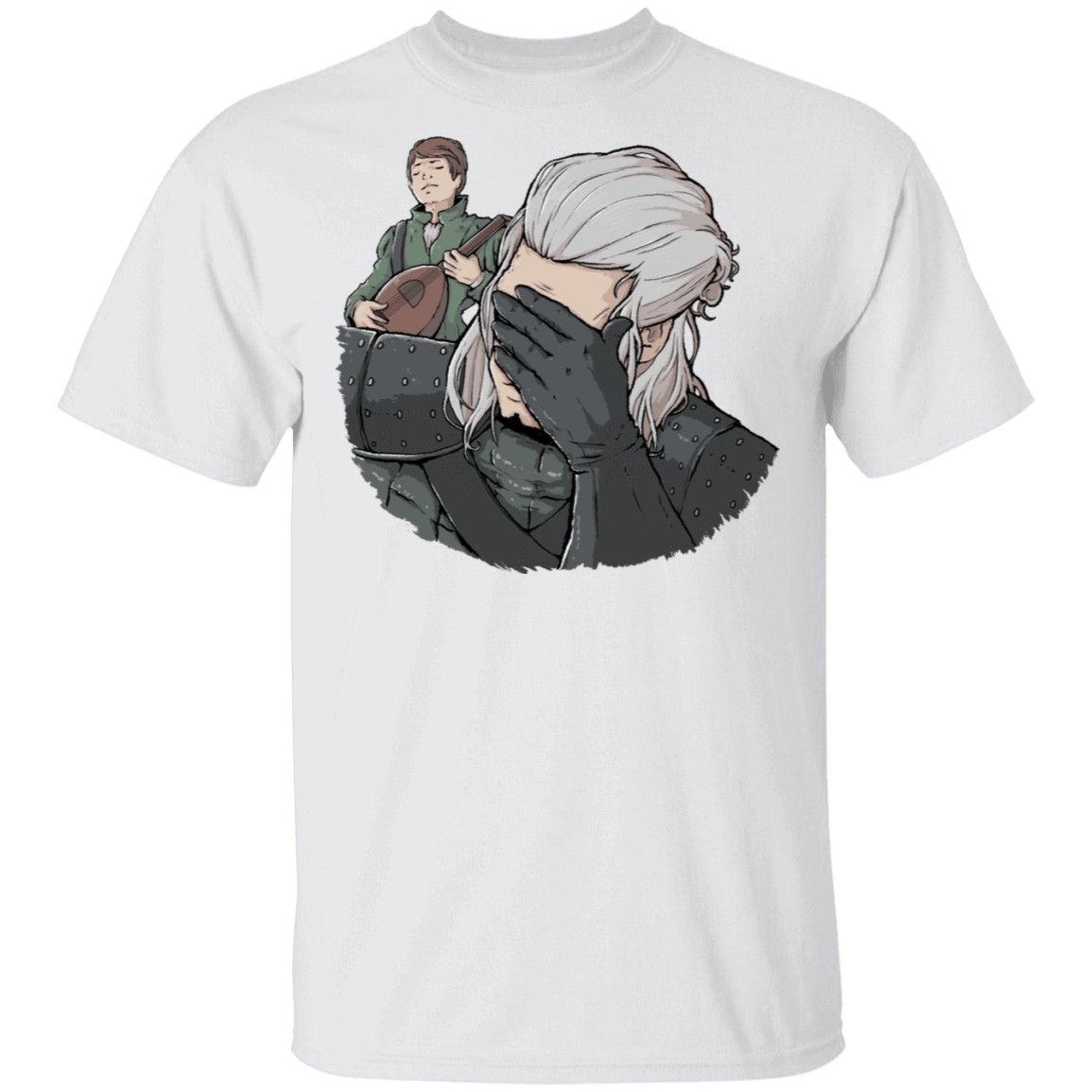 T-Shirts White / S Geralt Face Palm T-Shirt