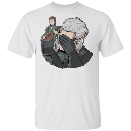 T-Shirts White / S Geralt Face Palm T-Shirt