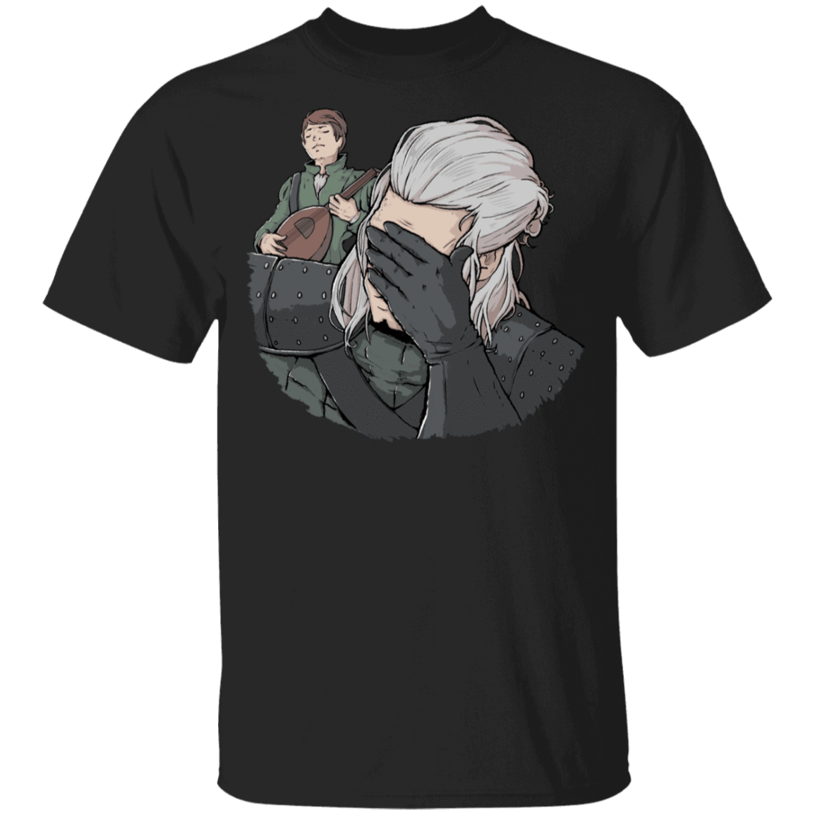 T-Shirts Black / YXS Geralt Face Palm Youth T-Shirt