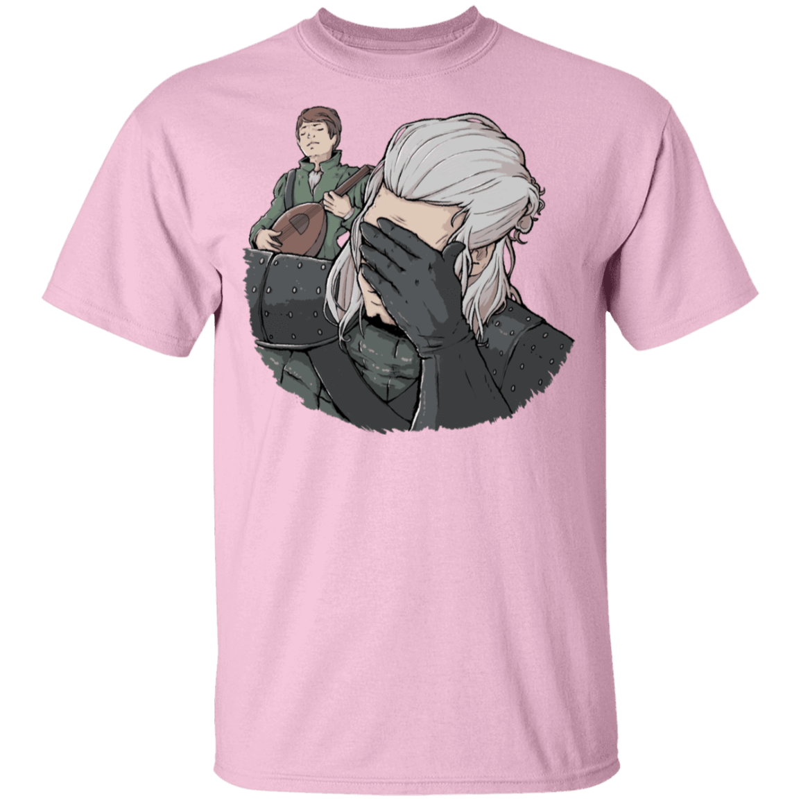 T-Shirts Light Pink / YXS Geralt Face Palm Youth T-Shirt
