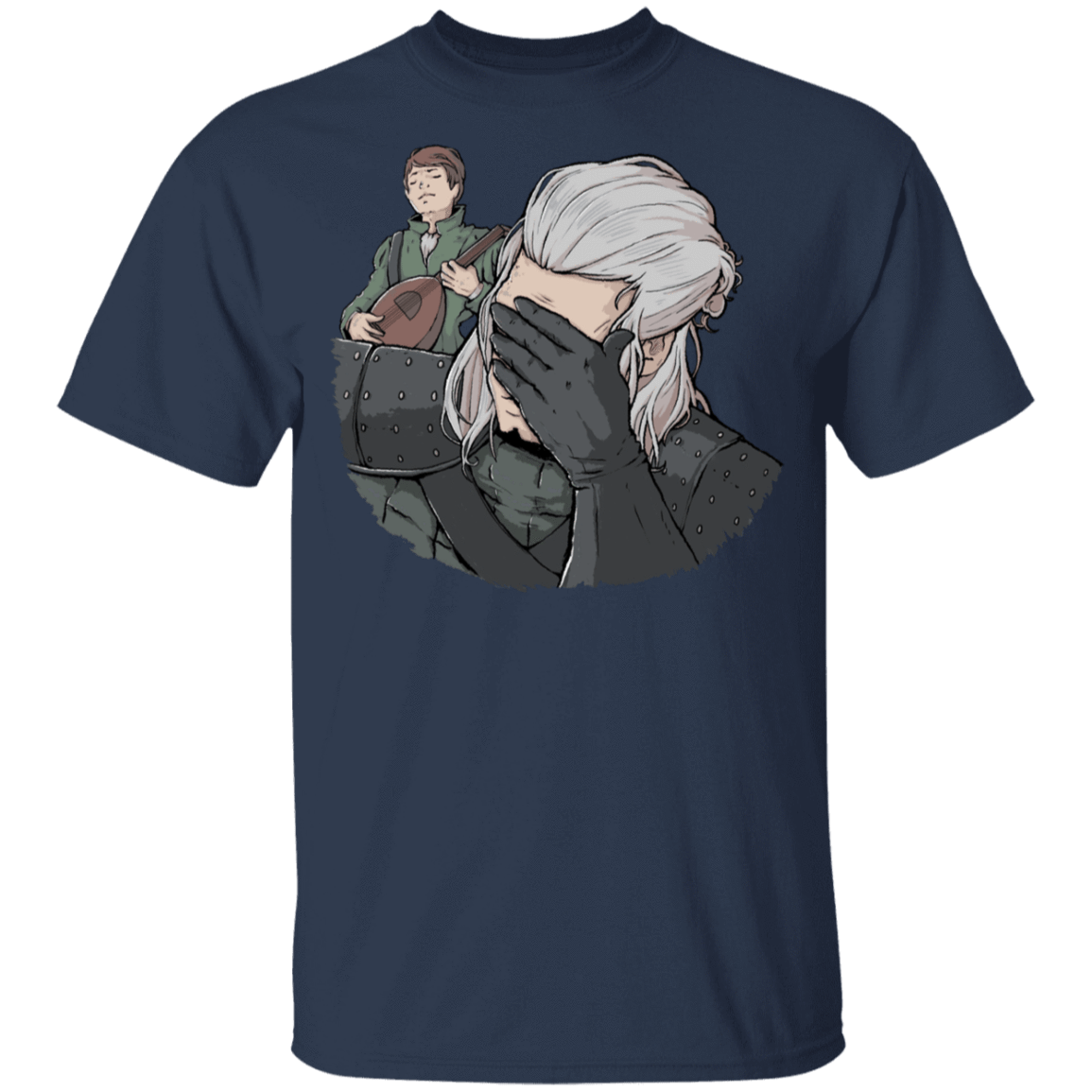 T-Shirts Navy / YXS Geralt Face Palm Youth T-Shirt